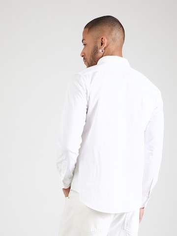 La Martina - Ajuste regular Camisa en blanco: atrás