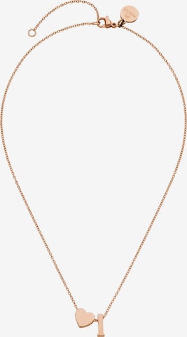 Collana 'Letter Heart I' di PURELEI in oro: frontale