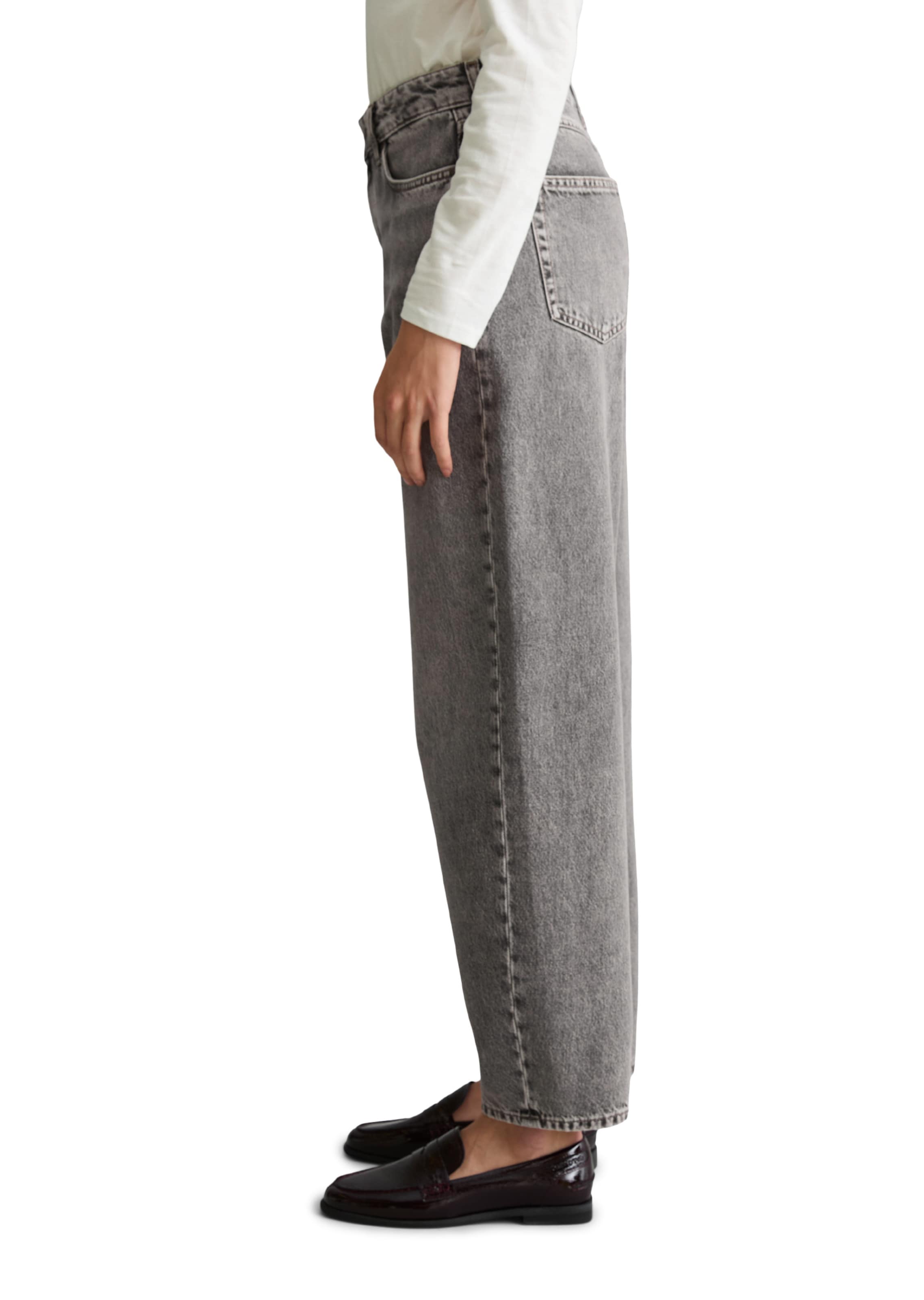 Marc O'Polo DENIM Barrel Jeans 'Stine' in Grau