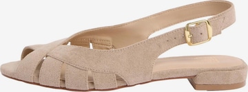 smėlio Friends Like These Balerinos su dirželiais: priekis