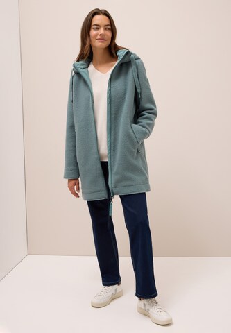 CECIL Between-Seasons Coat in Green