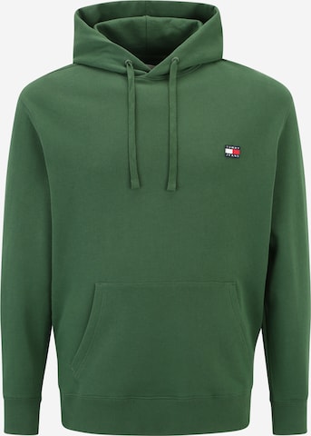 Sweat-shirt Tommy Jeans Plus en vert : devant