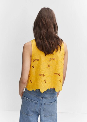 Camicia da donna 'Florian' di MANGO in giallo