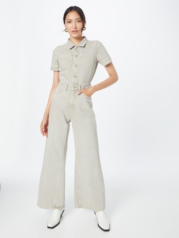 Afends Jumpsuit in Beige: front