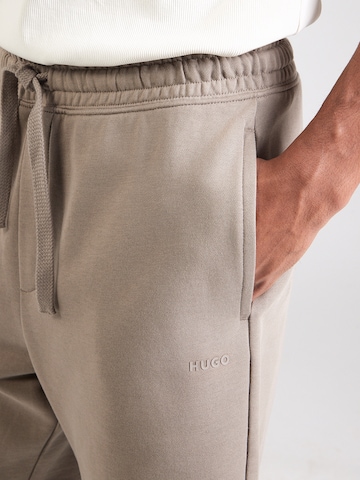 HUGO - Loosefit Pantalón 'Dayono' en marrón
