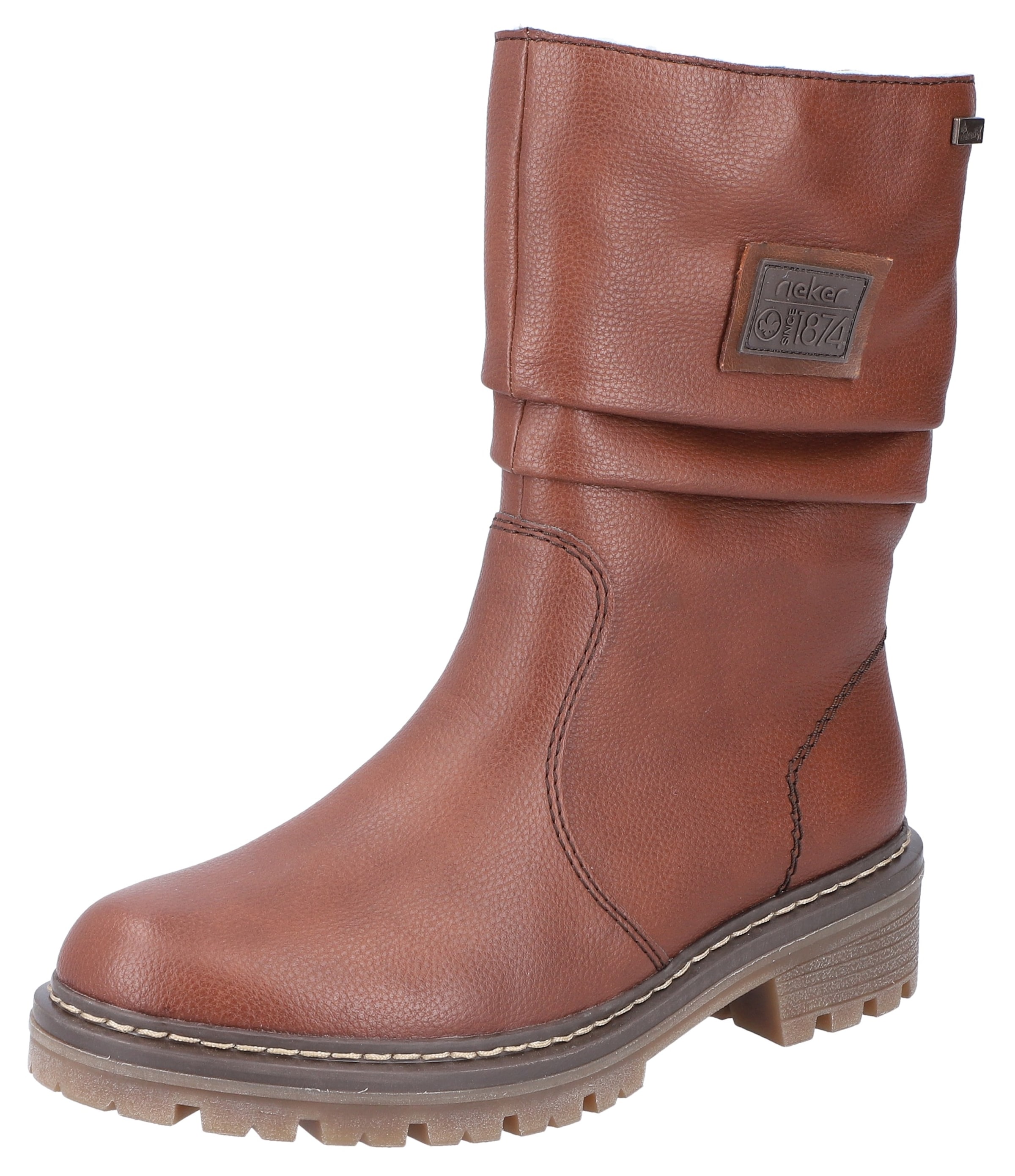 Bottes Rieker en marron : devant