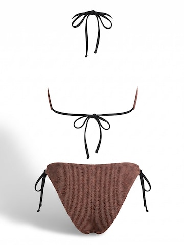 Cupshe Bikiny 'Hater straps' - Hnedá