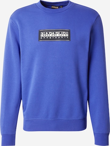 NAPAPIJRI Mikina 'B-BOX' - Modrá: predná strana