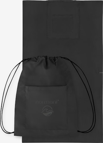 Serviette de plage ' ' normani en noir : devant
