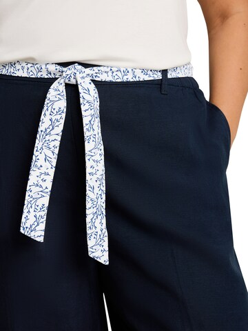 Tom Tailor Women + - Perna larga Calças em azul