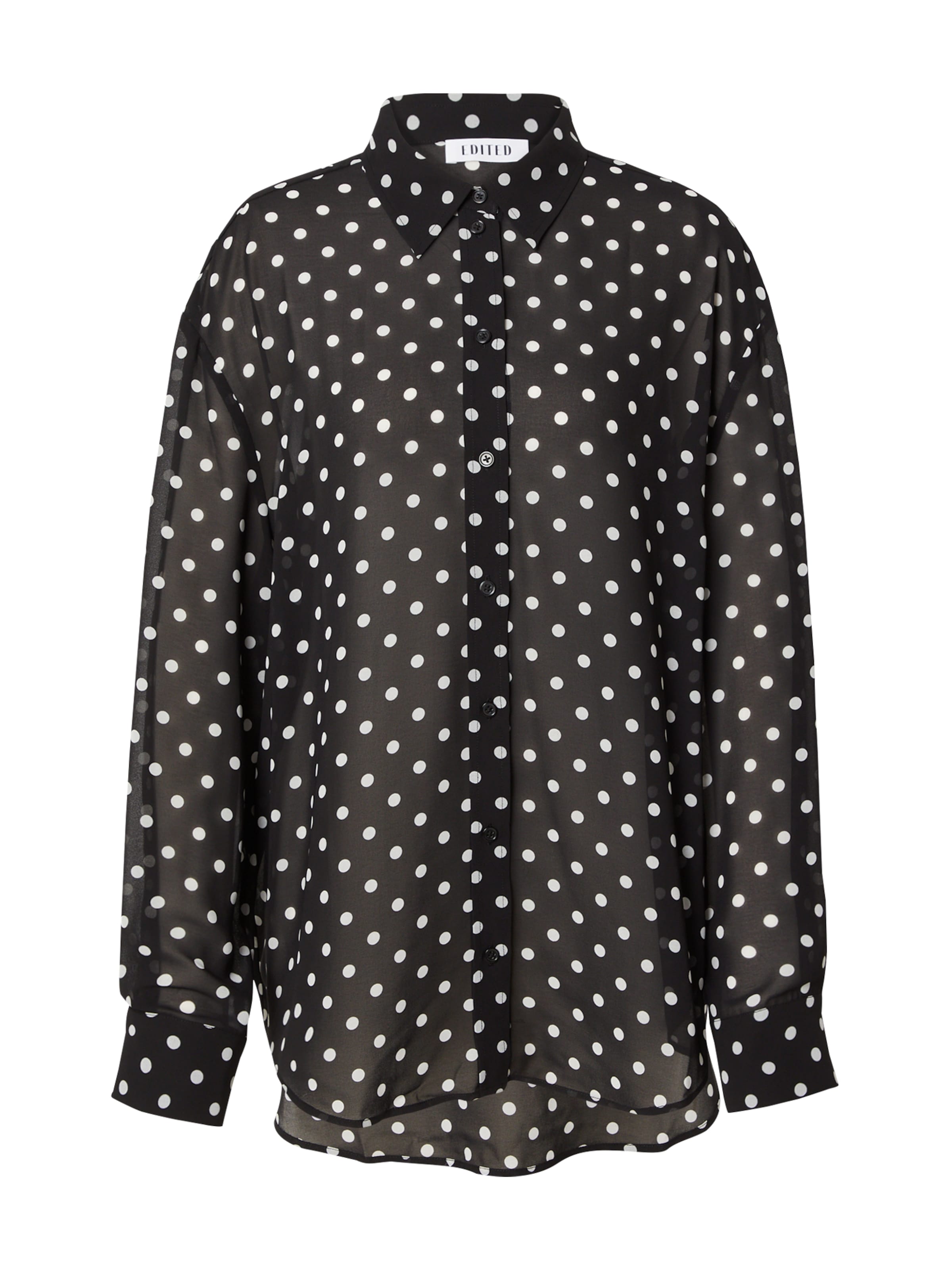 EDITED Блузка 'Ella' в Черный: спереди