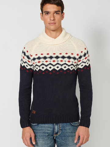 KOROSHI Pullover 'Punto' i blå: forside