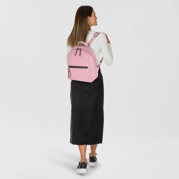 Sac à dos 'Tamara City' TOM TAILOR en rose : devant