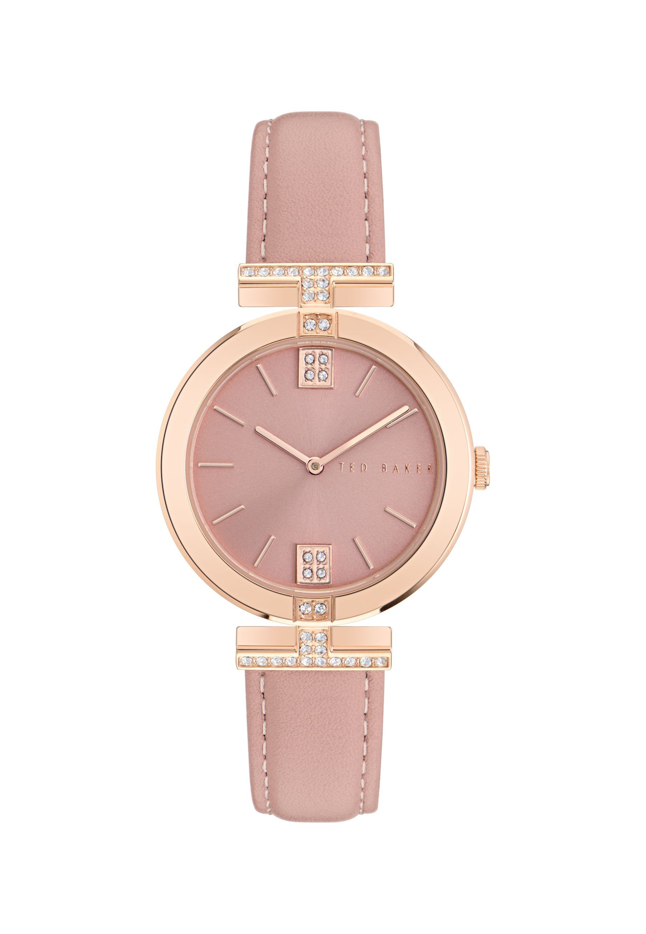 Ted Baker Analoguhr in Pink: Vorderseite