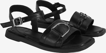 Desa - Sandalias 'Sandalen' en negro: frente