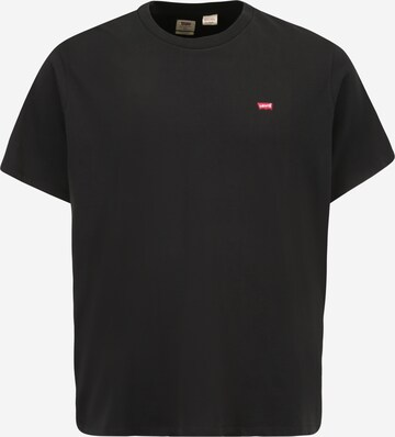 Levi's® Big & Tall Shirt 'Big Original HM Tee' in Zwart: voorkant