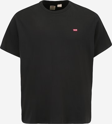 Levi's® Big & Tall Särk 'Big Original HM Tee', värv must: eest vaates