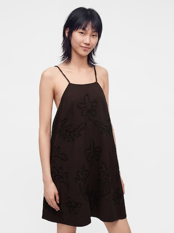 Robe d’été 'MIA' TOPSHOP en marron : devant