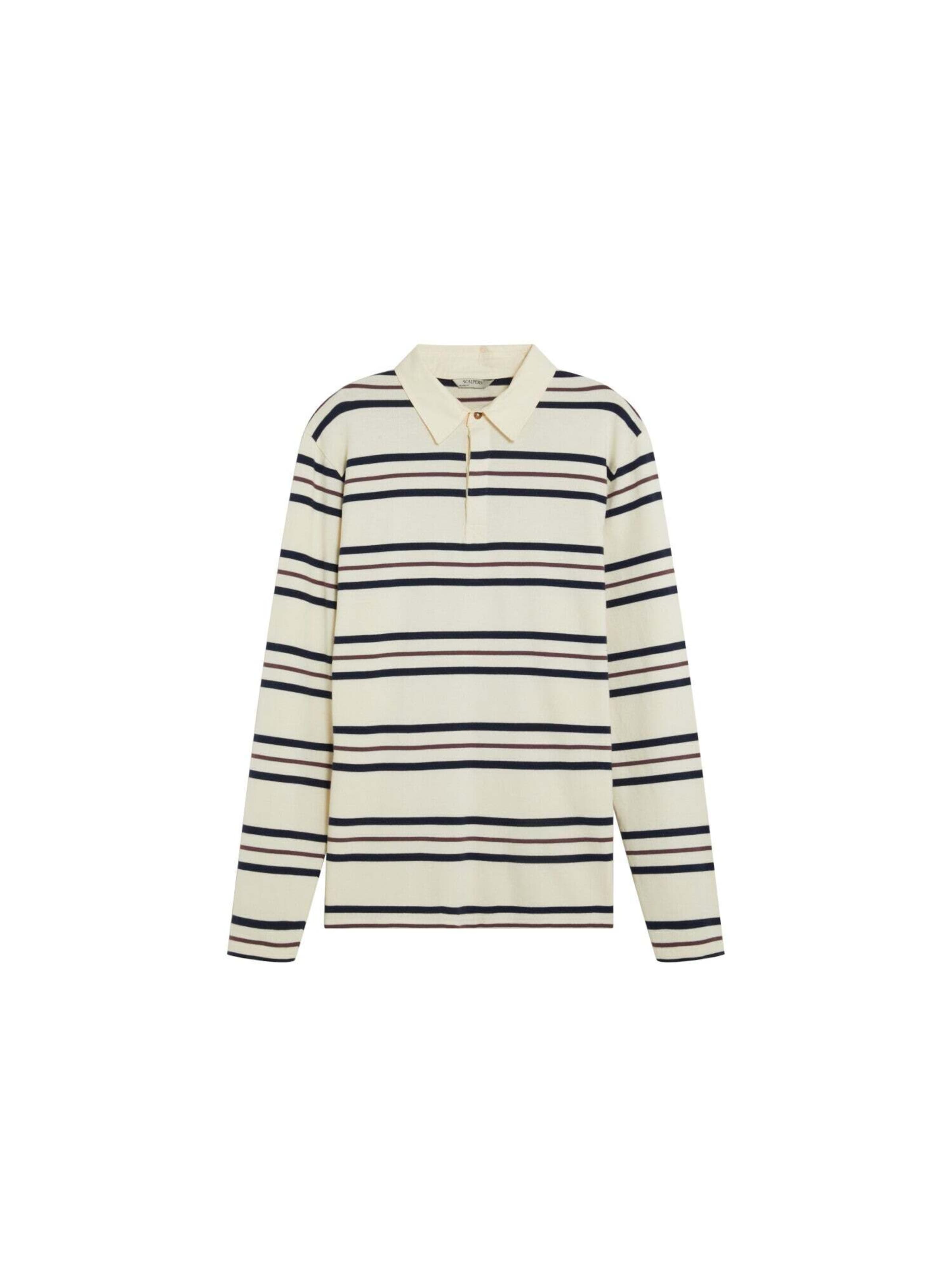 T-Shirt Scalpers en beige : devant