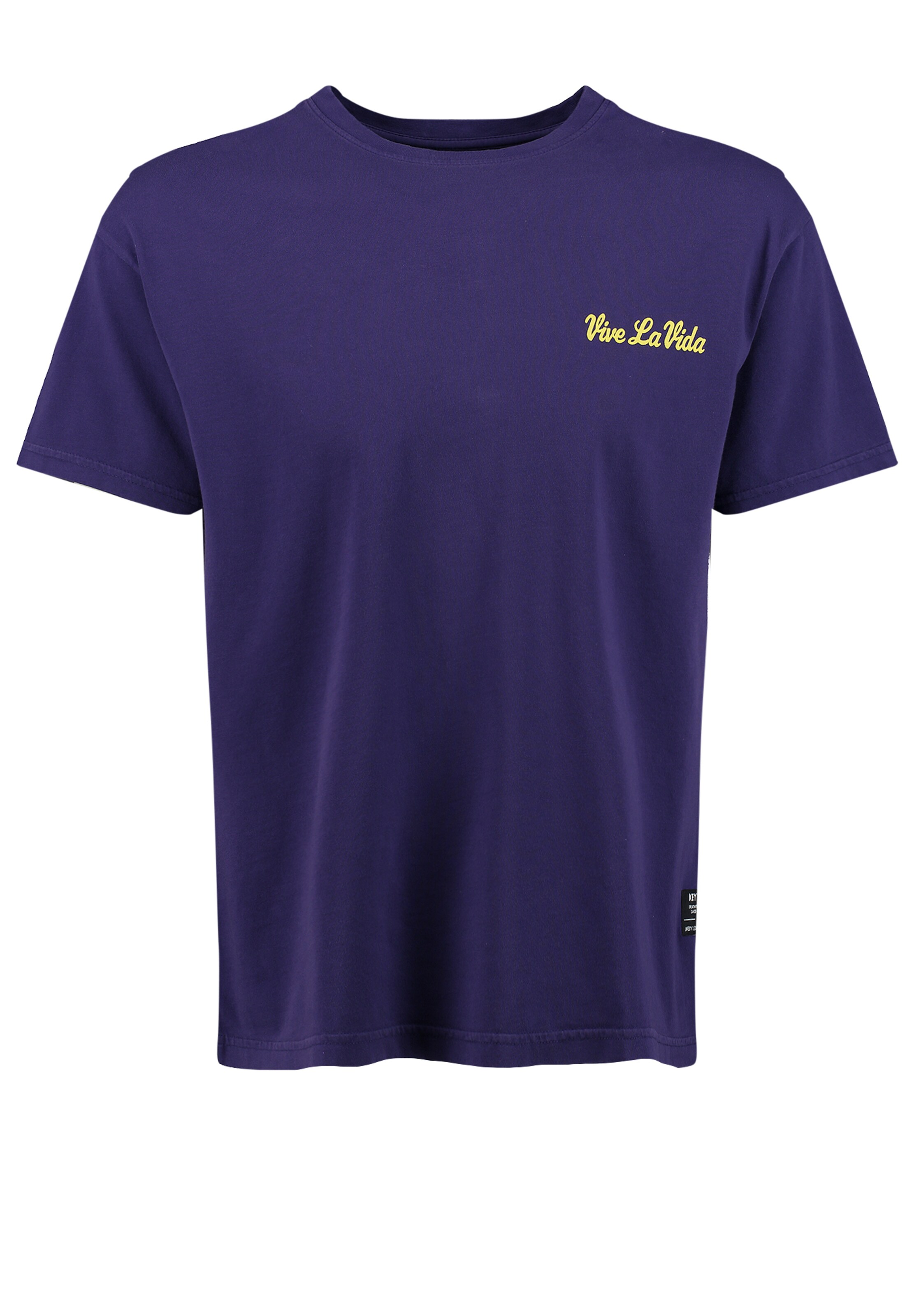 Maglietta ' VIVE LA VIDA ' di Key Largo in lilla: frontale