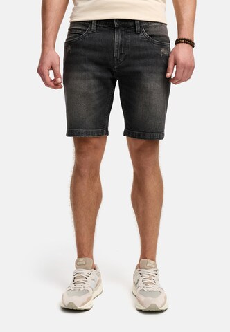 INDICODE JEANS Slim fit Jeans 'Fly' in Grey: front
