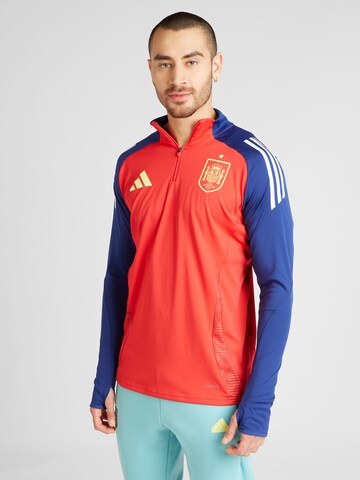 sarkans ADIDAS PERFORMANCE Sporta krekls: no priekšpuses