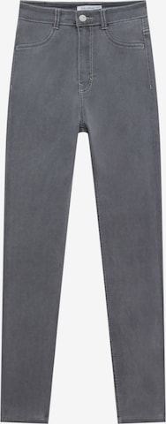 Pull&Bear Jeggings in Grey: front