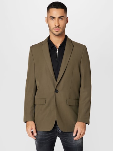 Won Hundred Comfort fit Suit Jacket 'Manny' in Green: front