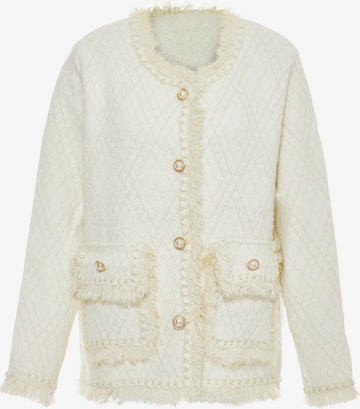 Cardigan ALARY en blanc : devant