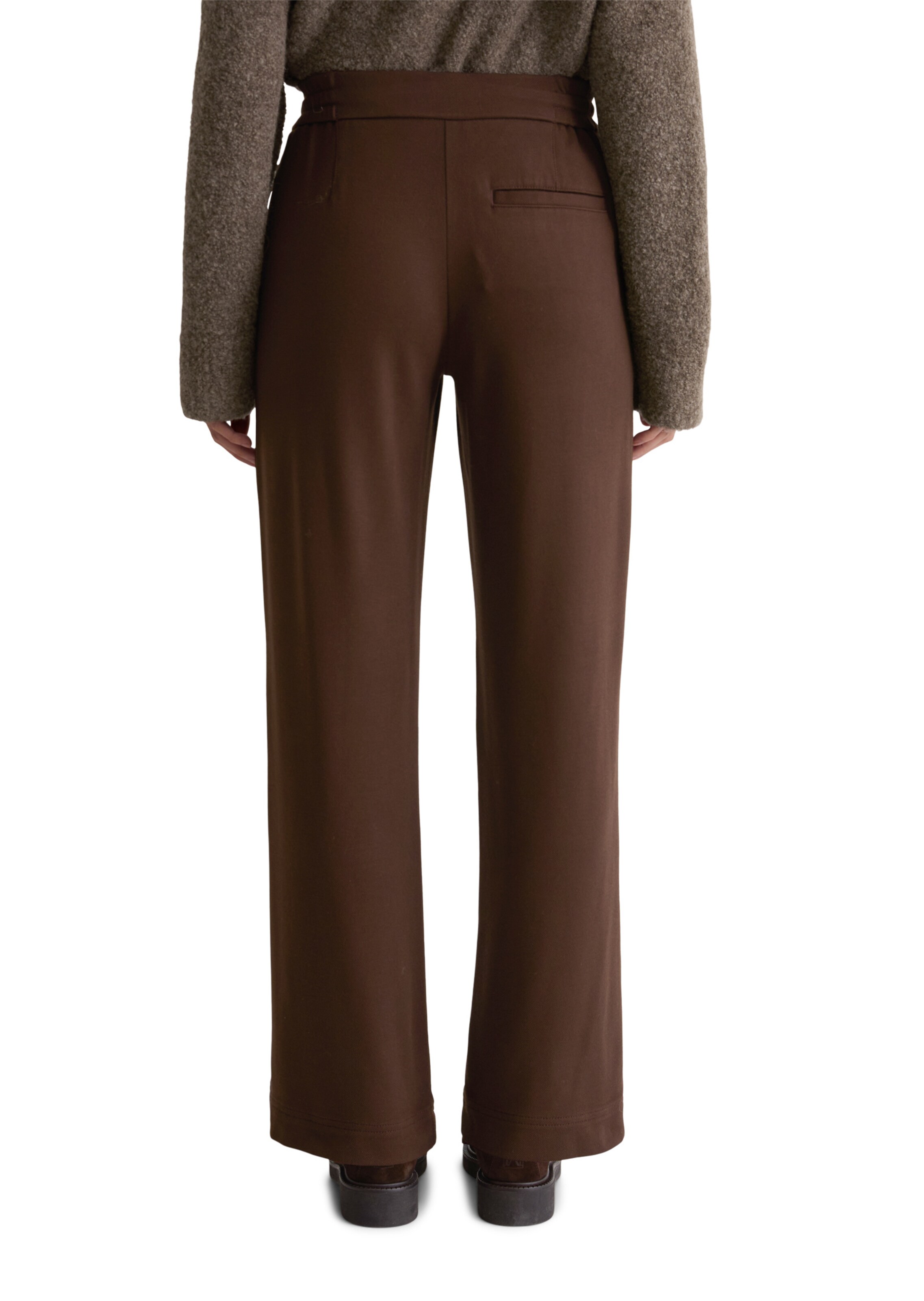 Marc O'Polo Voľný strih Nohavice - Hnedá