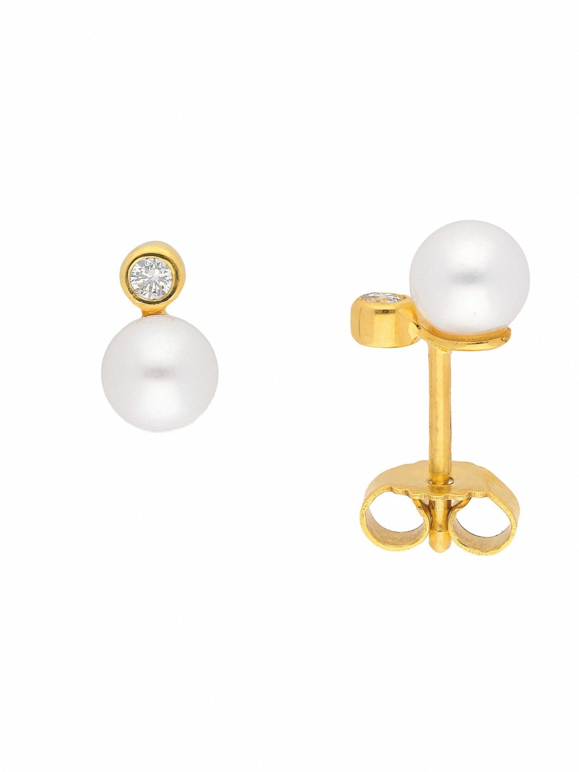 Adelia´s Ohrringe in Gold: Vorderseite