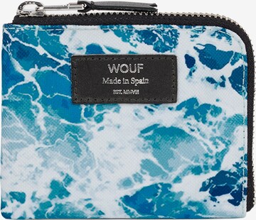 Wouf Wallet in Blue: front