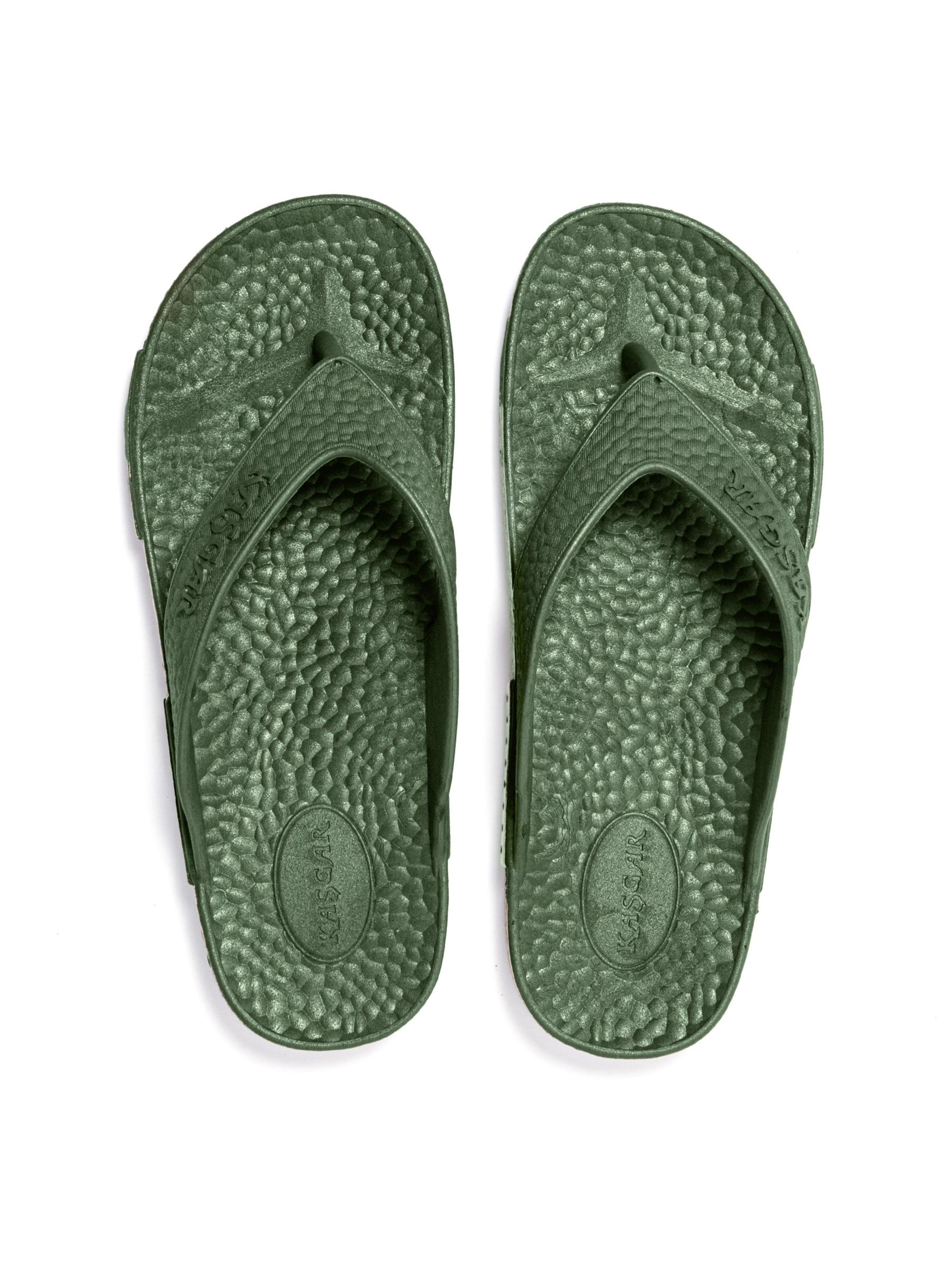 Brasileras - Zapatos para playa y agua 'Gummix' en verde