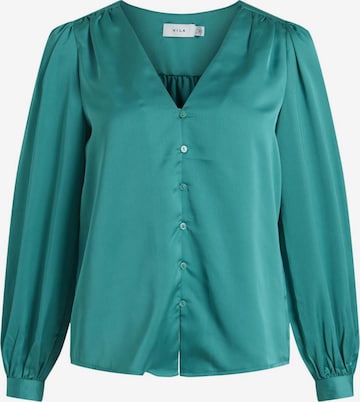 VILA - Blusa em verde: frente