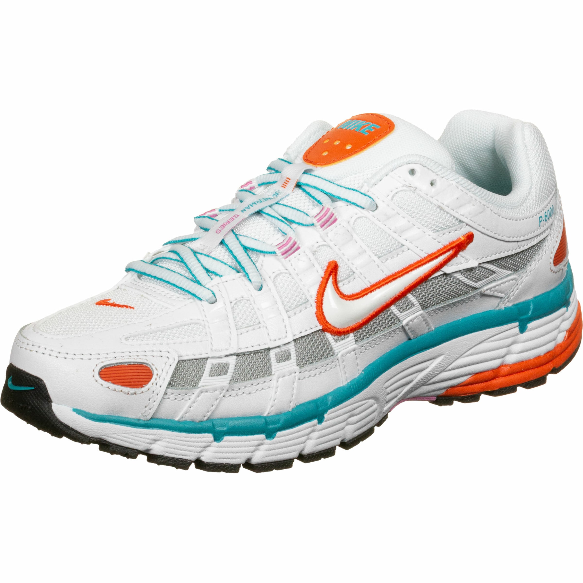 Nike Sportswear Matalavartiset tennarit 'P-6000' värissä valkoinen: etupuoli