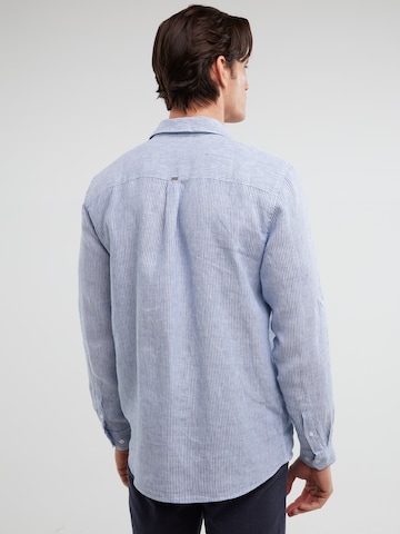 BIG STAR Regular fit Overhemd 'Malekiwo' in Blauw