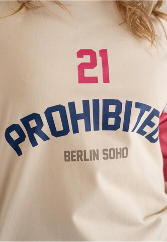 Maglietta di Prohibited in beige