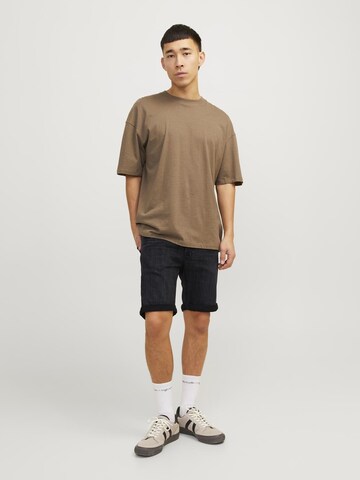 JACK & JONES Regular Дънки 'RICK ORIGINAL' в черно