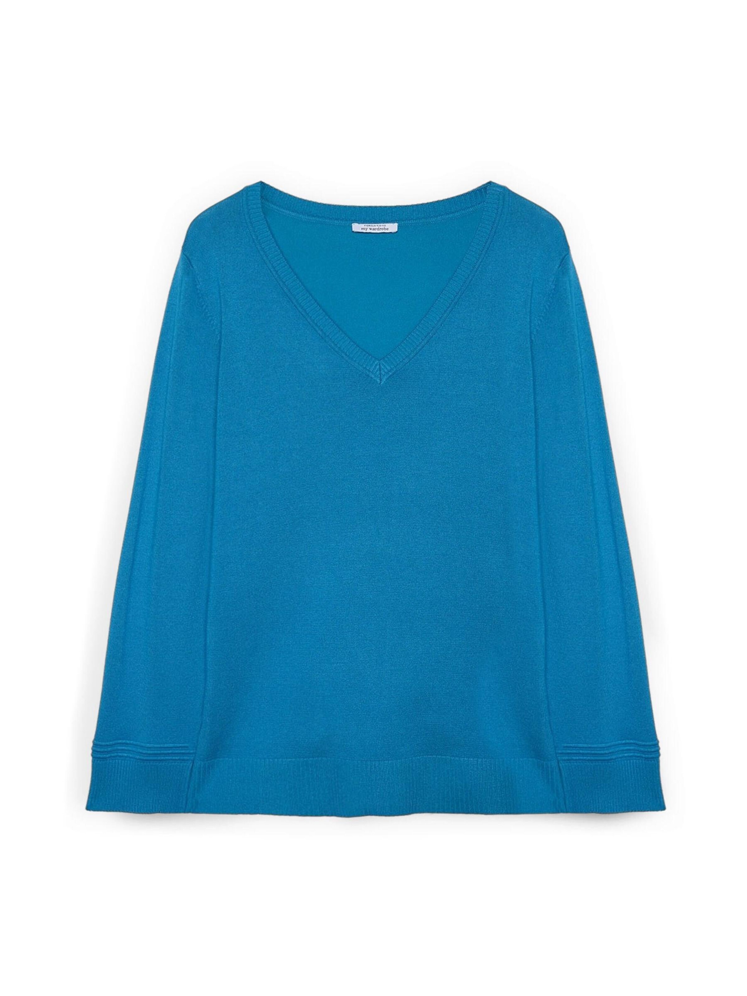 Fiorella Rubino Trui in Blauw: voorkant