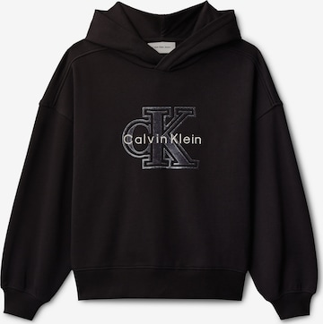 Calvin Klein Jeans Sweatshirt in Schwarz: Vorderseite