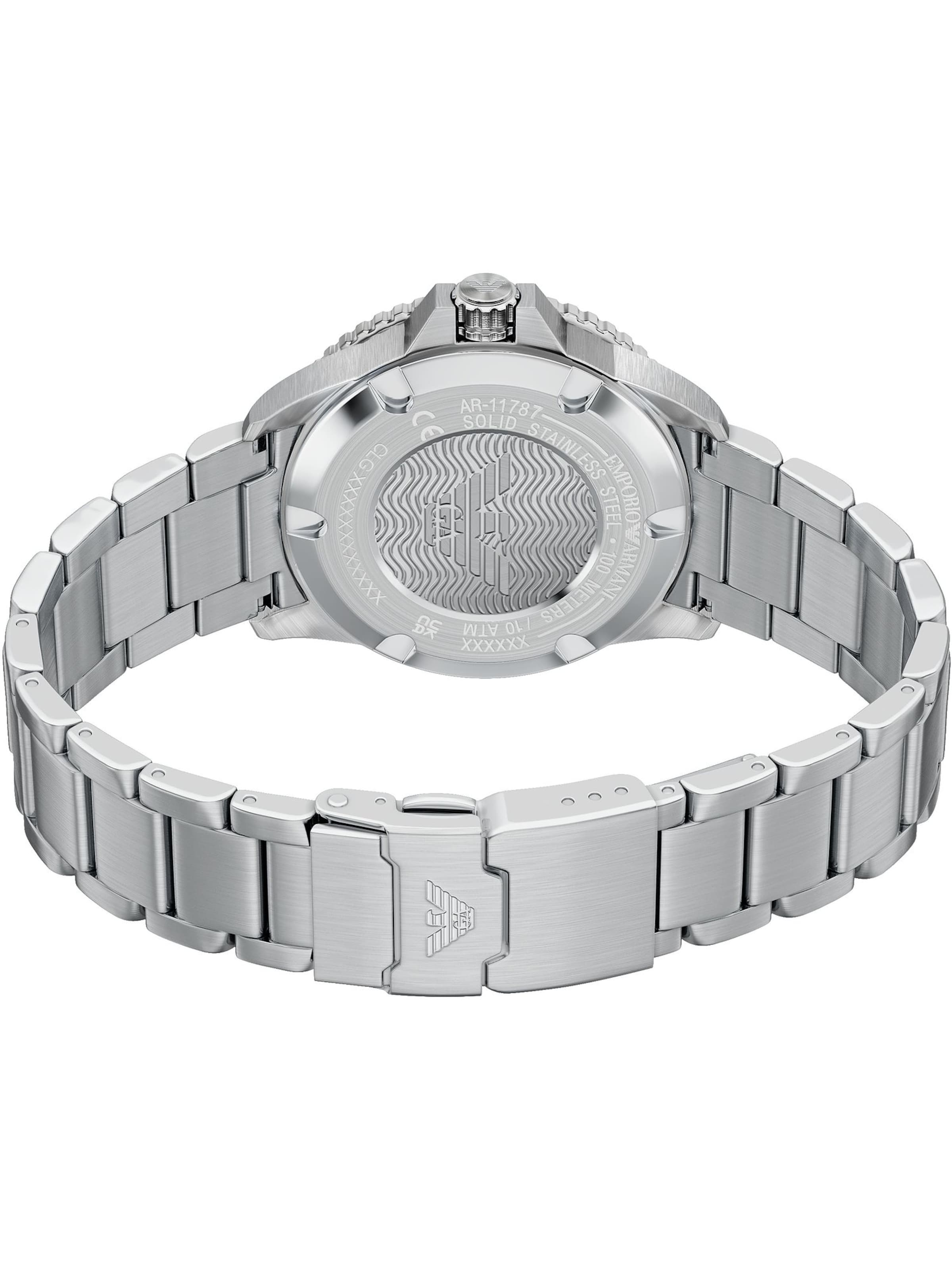 Emporio Armani Analoguhr in Schwarz