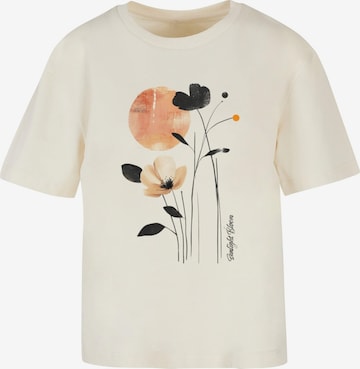T-shirt 'Sunlight Bloom' Merchcode en beige : devant