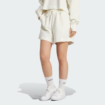 ADIDAS SPORTSWEAR Loose fit Sports trousers 'All Szn' in White