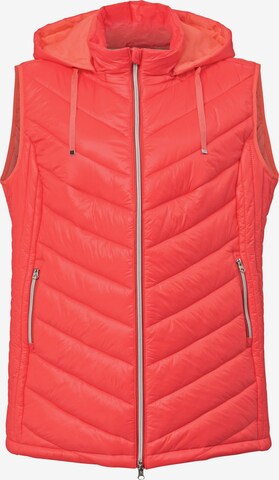 Janet & Joyce Bodywarmer in Oranje: voorkant