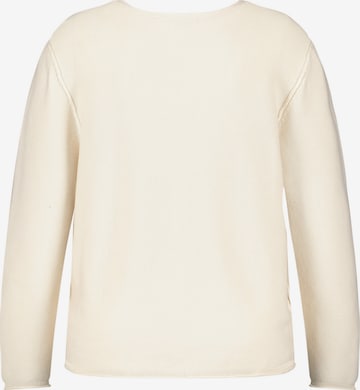 SAMOON Sweter w kolorze beżowy