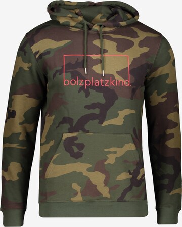 Bolzplatzkind Sweatshirt in Green: front