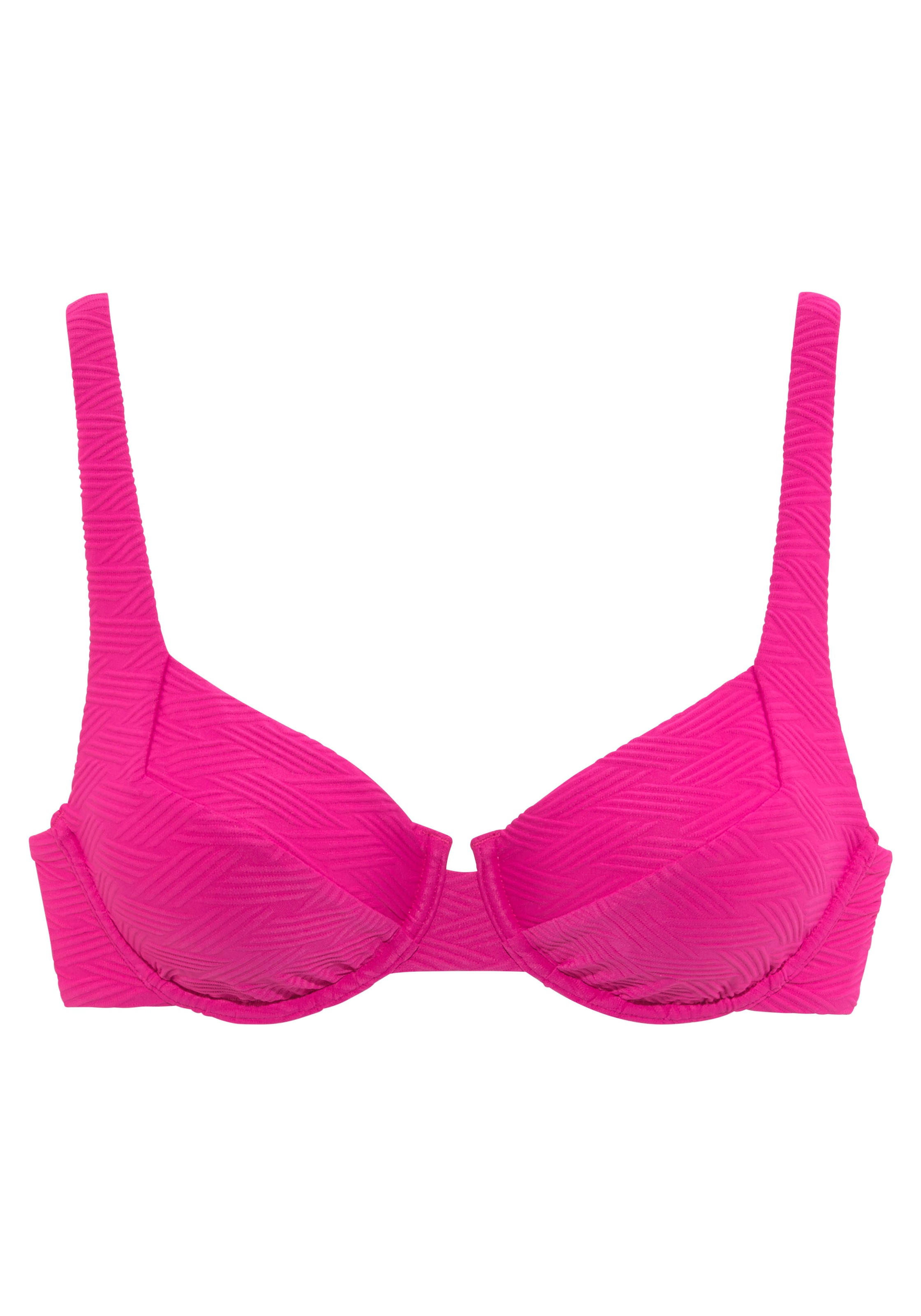 SUNSEEKER Τοπ μπικίνι σε ροζ: μπροστά