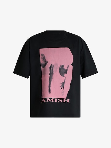 AMISH Shirt in Zwart: voorkant