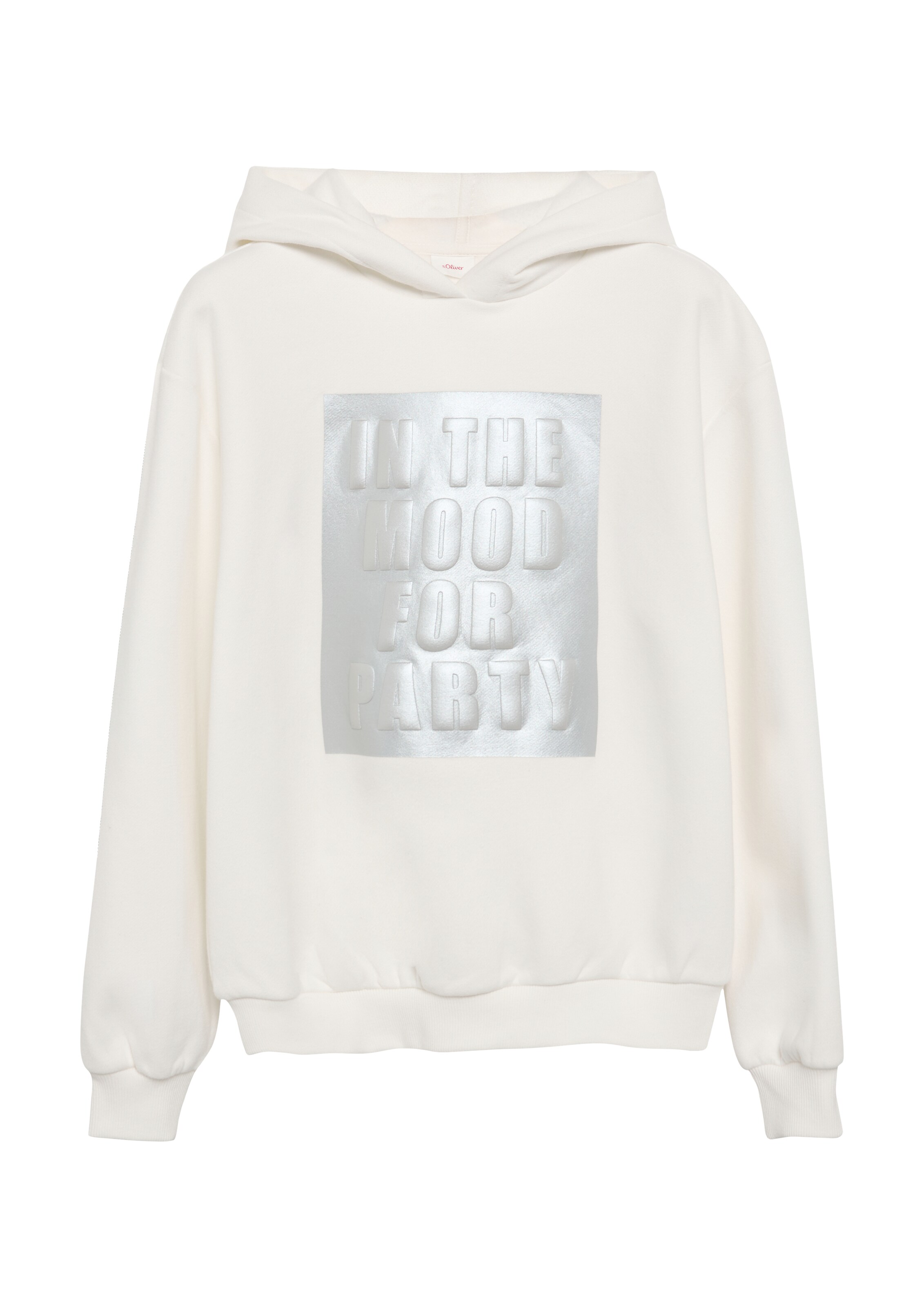 Sweat-shirt s.Oliver en beige : devant