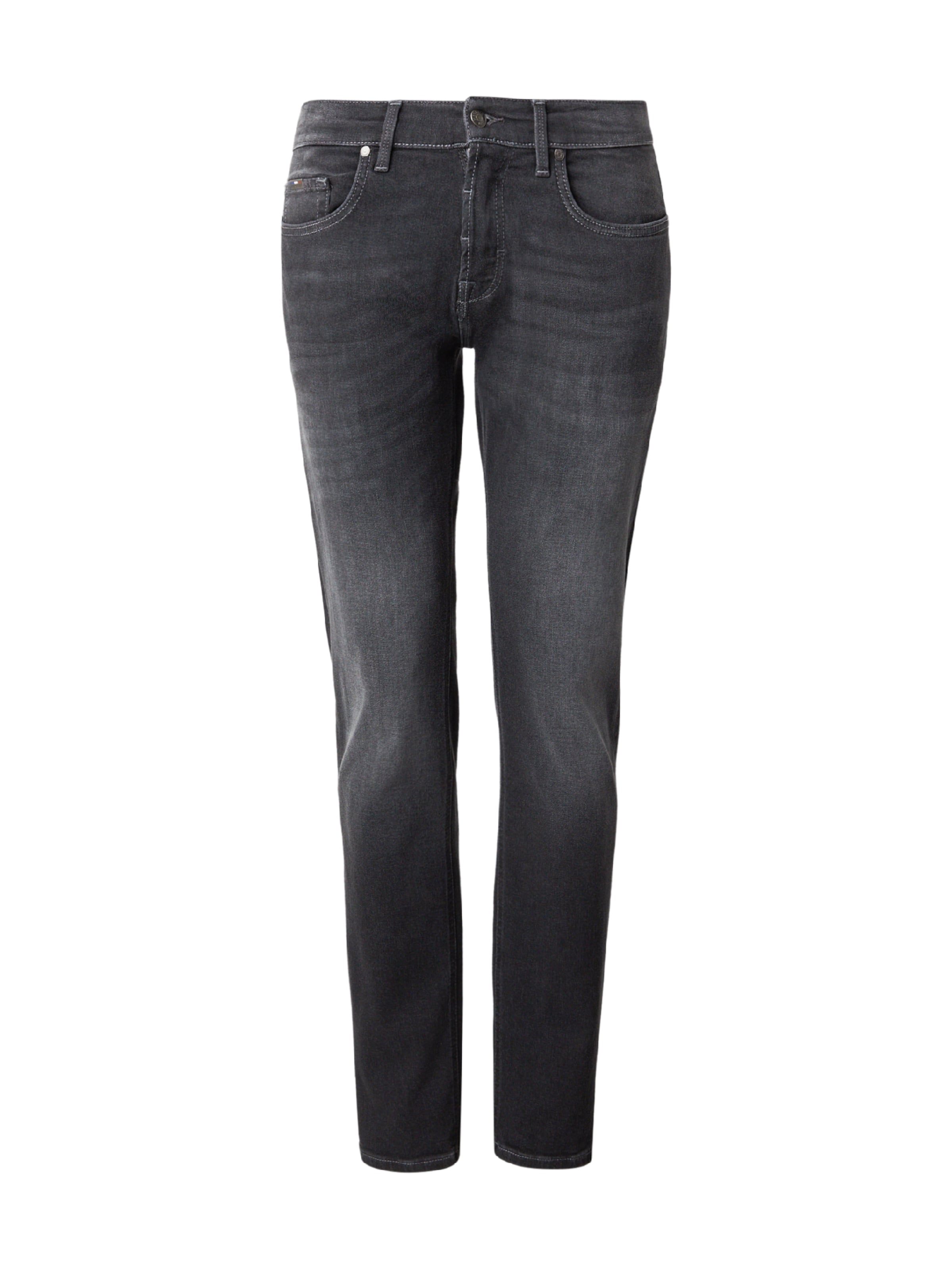 HECHTER PARIS Džíny 'BELFORT' – černá: přední strana